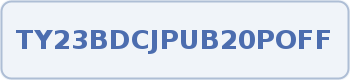 Coupon code image